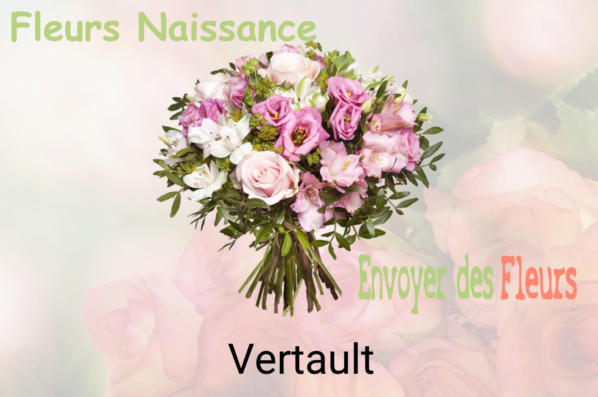 Bouquet de fleurs de naissance livré à Vertault