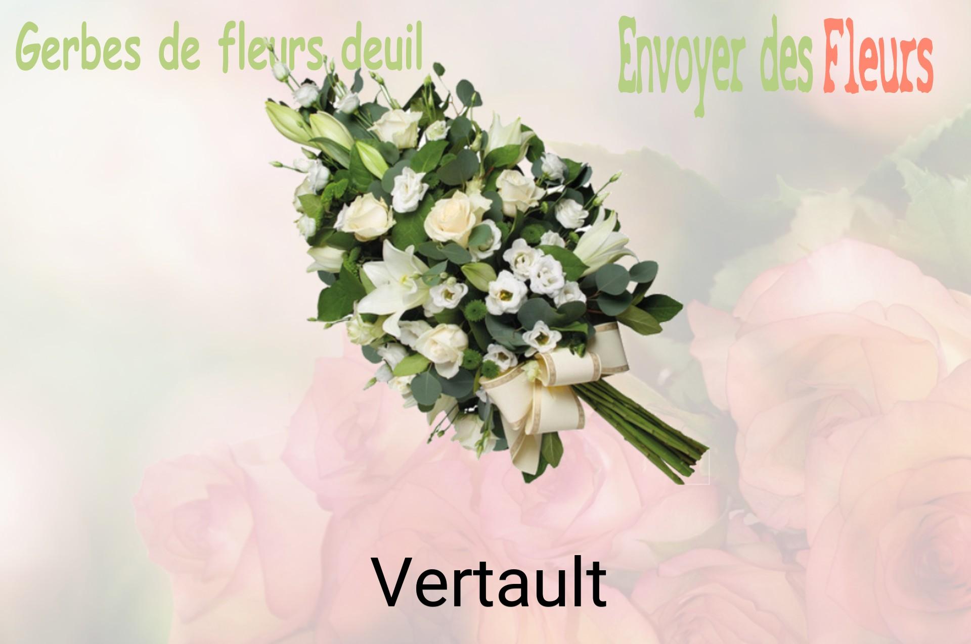 Gerbe de fleurs de deuil livrée à Vertault